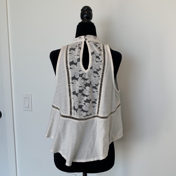 FREE PEOPLE Pineapple Embroidered Lace Top - Picture 3 of 3